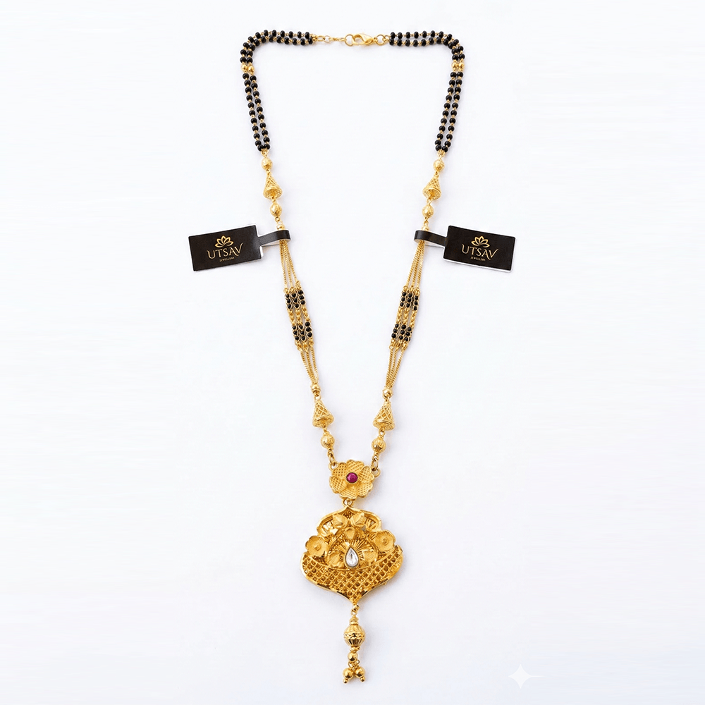 Utsav 24K Real Gold Plated 30-Inch Mangalsutra | Mang_704