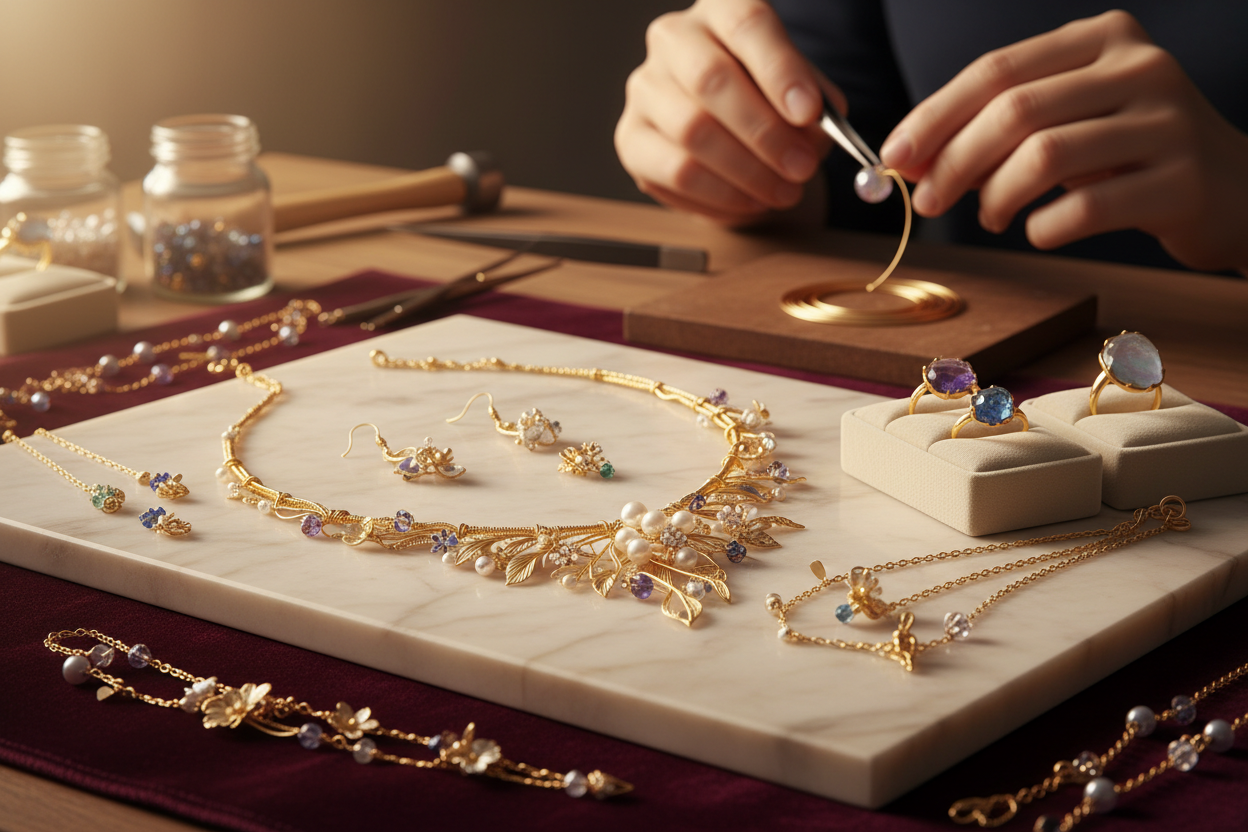 Our Mission, in Jewellery, Luxury made affordable for everyone through beautiful, handcrafted designs